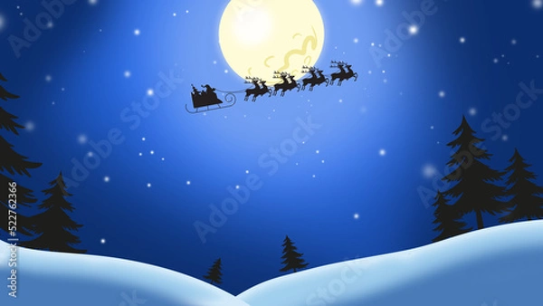 Obraz Christmas Wallpaper 4K