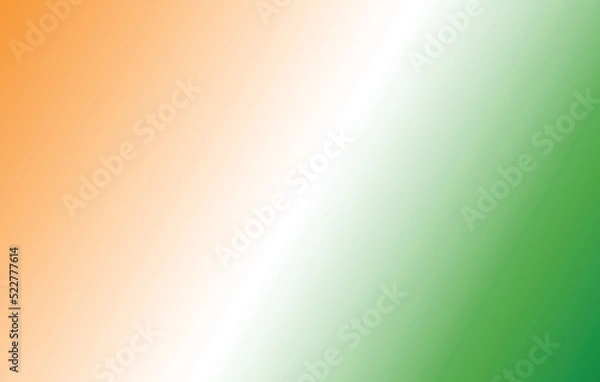 Obraz Indian tricolour gradient orange white green gradient background