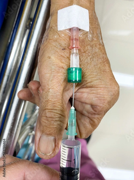 Fototapeta Injection plug