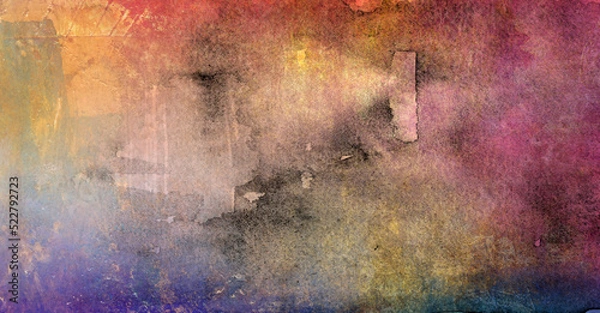 Fototapeta malerei texturen querformat banner verlauf