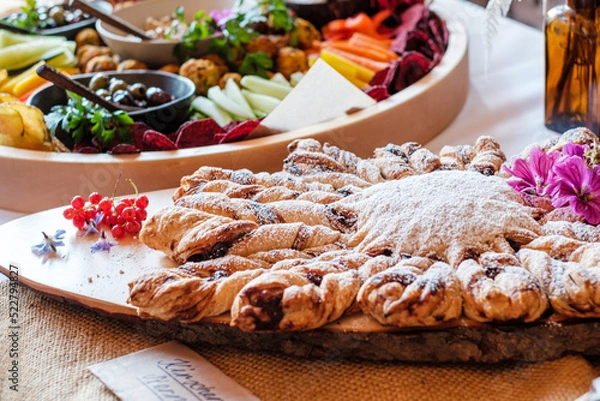 Fototapeta vegan snacks