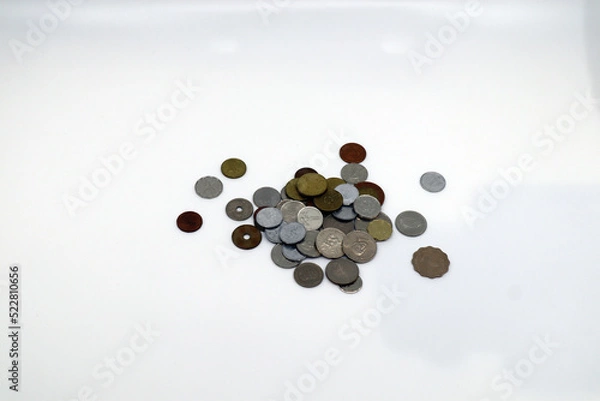 Obraz 각양각색의 세계의 동전들