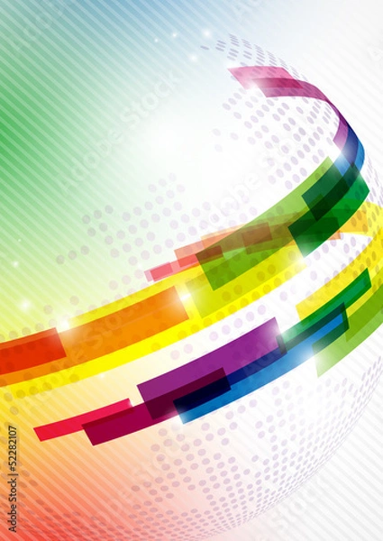 Obraz Abstract colorful background.