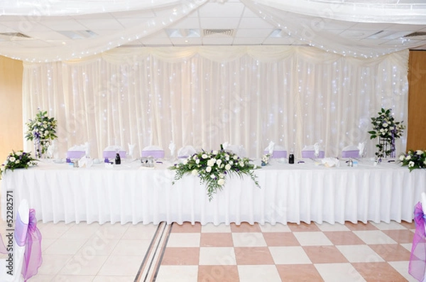 Obraz Table decoration at wedding