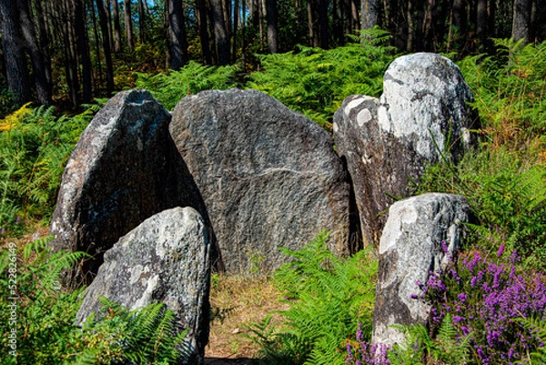 Fototapeta mamoa do rei 
dolmen