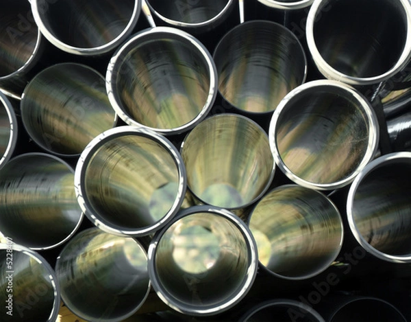 Obraz Gray PVC pipes stacked