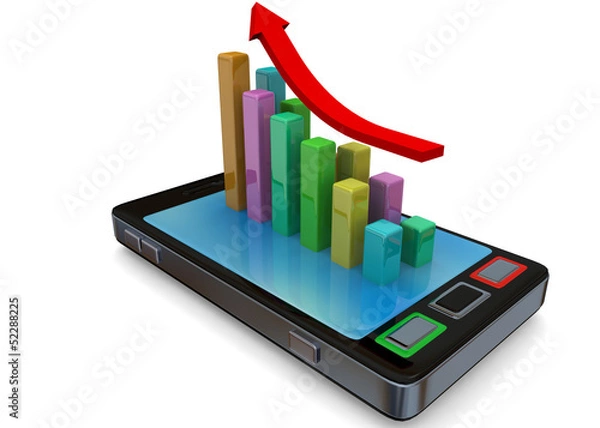 Fototapeta CELLULAR AND GRAPH - 3D