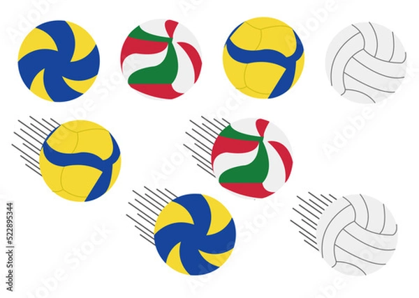 Fototapeta バレーボール　セット