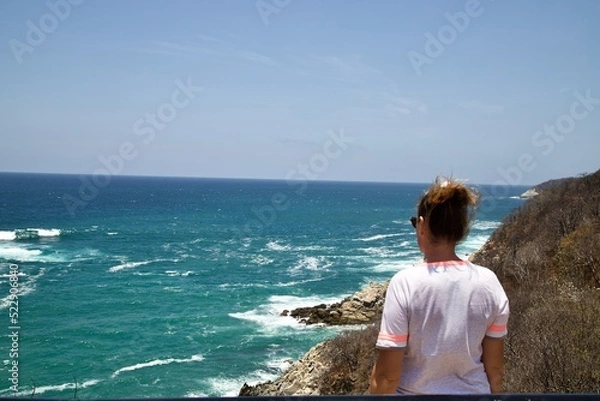 Obraz woman on the beach