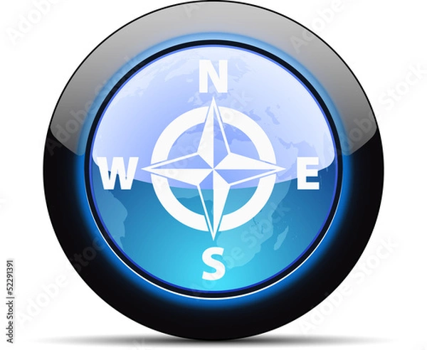 Obraz Compass Button