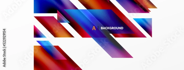 Obraz Modern trendy minimalist abstract background. Geometric pattern design, 3d and shadow effects. Vector Illustration