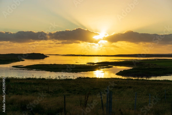 Obraz Island, Westküste Abendstimmung