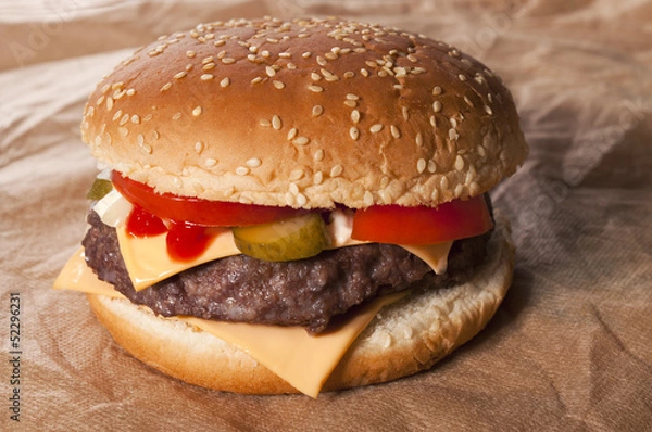Fototapeta Cheeseburger