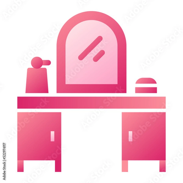 Fototapeta Dressing Table Icon