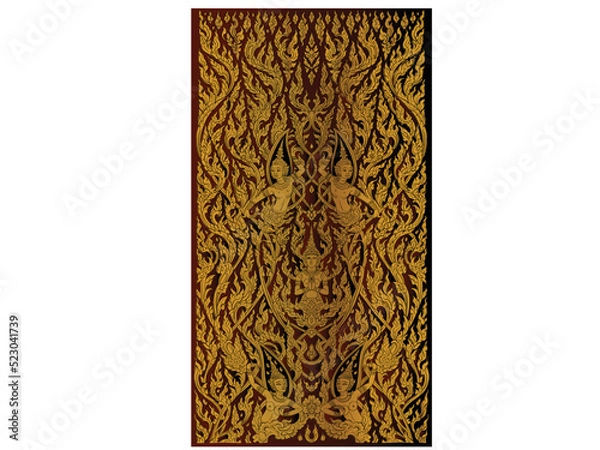Obraz Thai tradition wallpaper, decorate, vector