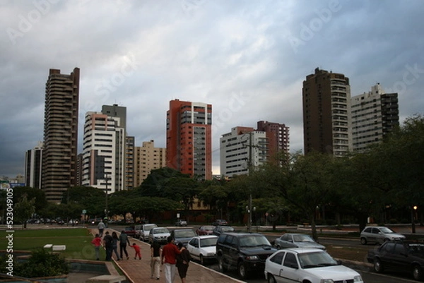 Obraz downtown city