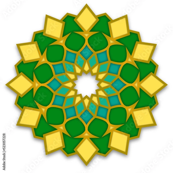 Obraz flower background mandala art 