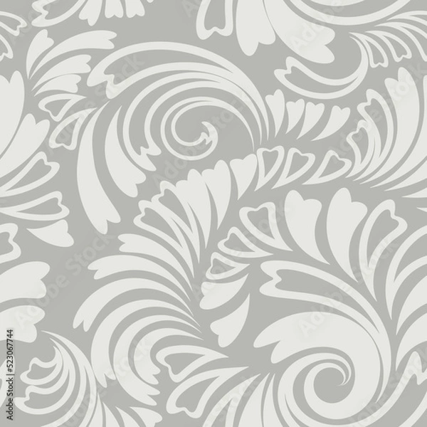 Obraz Vector seamless floral abstract elegant pattern