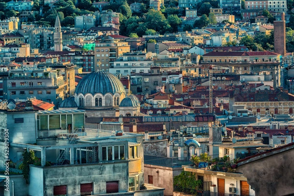 Fototapeta Häuser von Triest