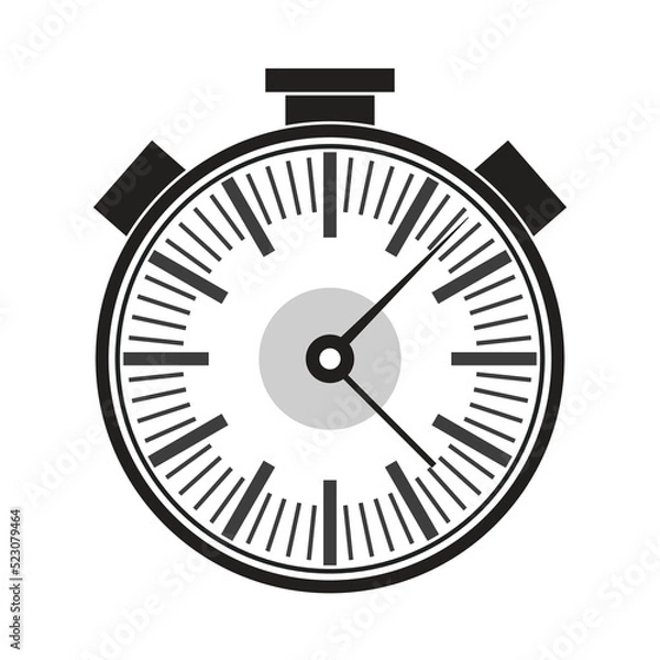 Obraz Stop watch timer icon - vector illustration
