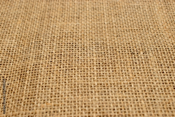 Fototapeta Close up burlap texture background,Natural sackcloth textured for background,Light natural linen texture for the background.