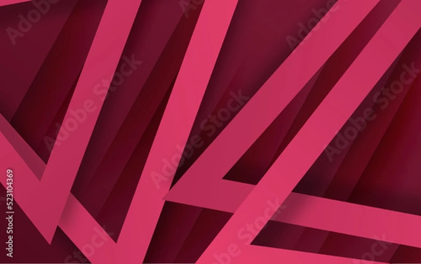 Obraz Abstract triangle shape red colors background