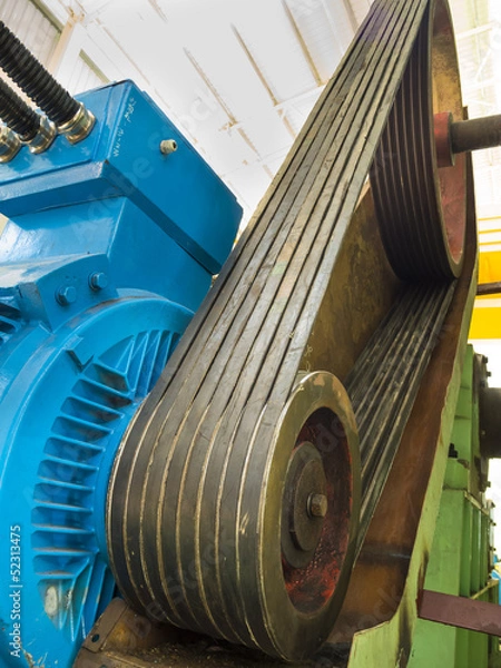 Obraz Belt with gear