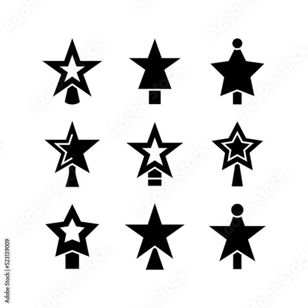 Obraz tree topper icon or logo isolated sign symbol vector illustration - high quality black style vector icons
