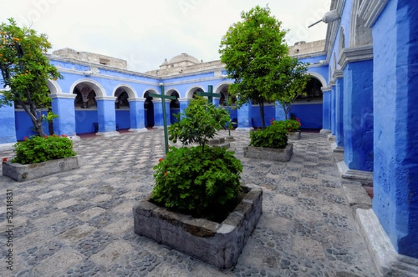 Fototapeta the monastery san sebastian arequipa