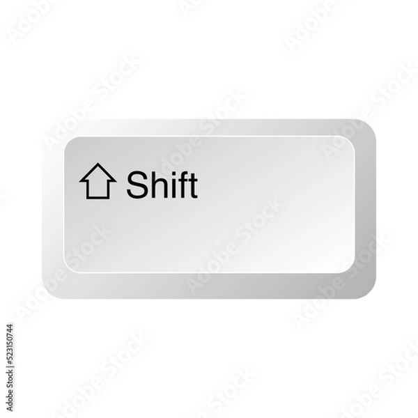 Fototapeta Shift key