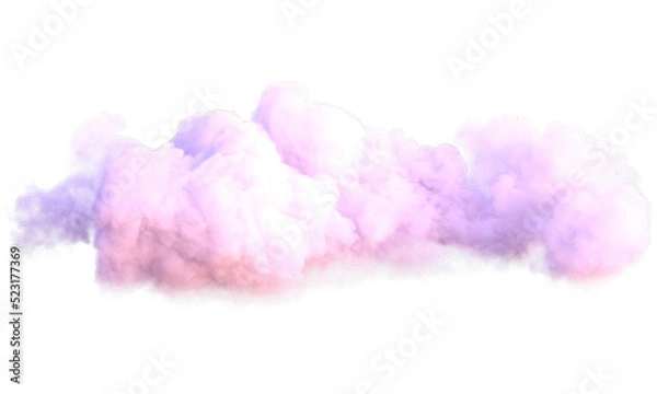 Obraz Realistic pink cloud.