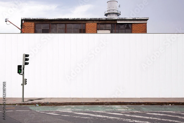 Fototapeta Advertising Mockup. Empty space to showcase your advertising or branding campaign