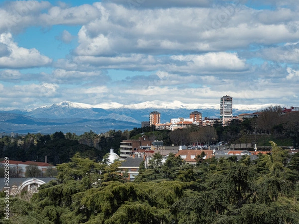 Fototapeta Madrid mountain view