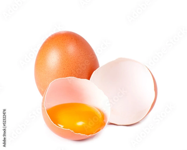 Fototapeta Egg and shell of an egg