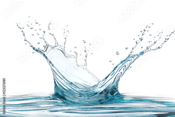 Obraz Crown water Liquid splash transparent
