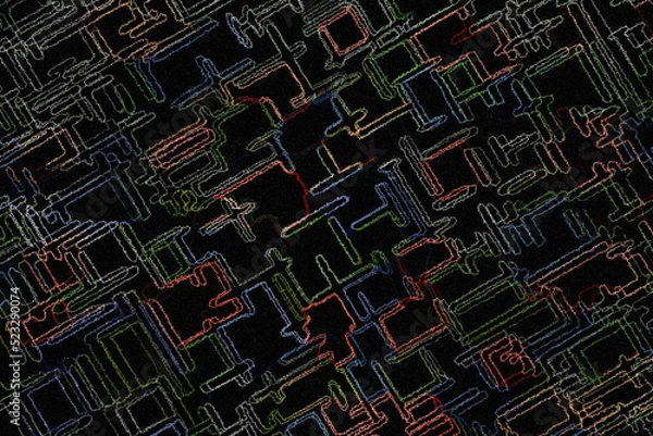 Obraz abstract background with squares