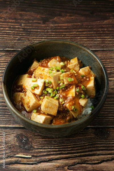 Fototapeta 麻婆豆腐丼