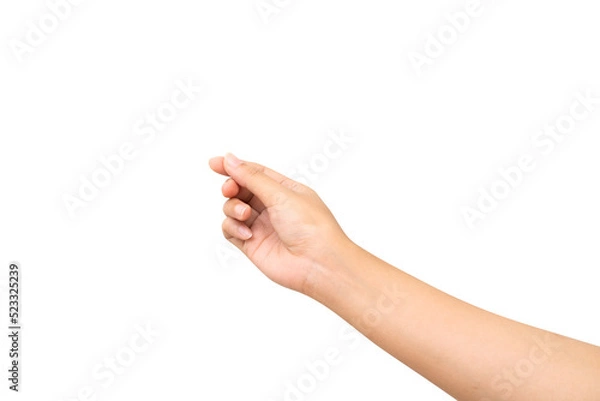 Fototapeta hand pick up empty
