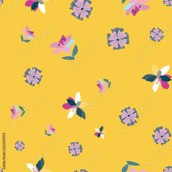 Fototapeta Flower Seamless Pattern