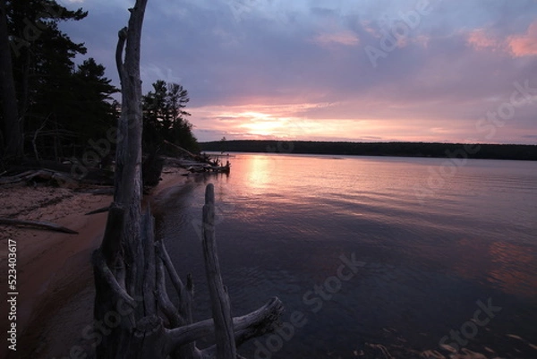 Obraz Sunset over Lake Superior