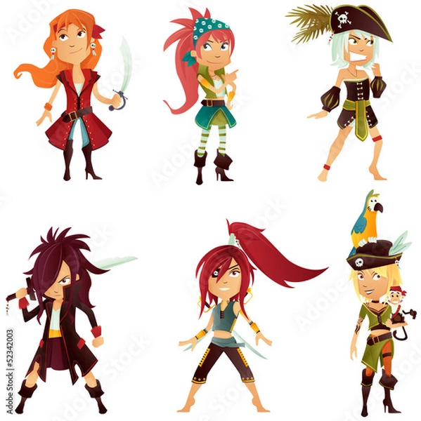 Obraz pirates girls