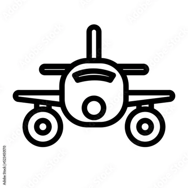 Fototapeta plane icon