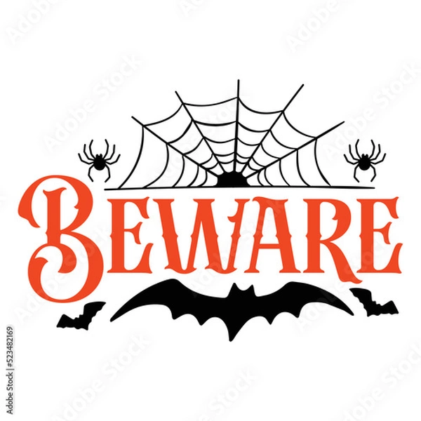 Obraz Beware svg