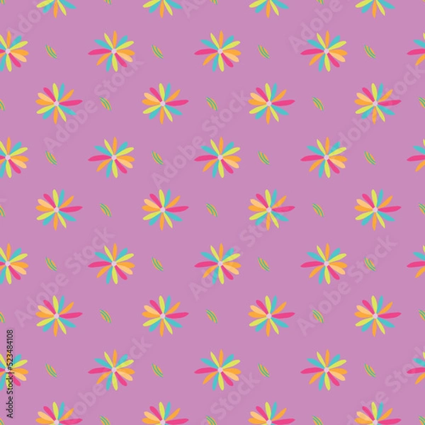 Fototapeta Flower Seamless Pattern