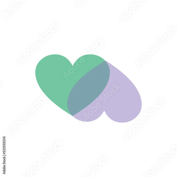 Fototapeta Bubble chat blobs icon design illustration