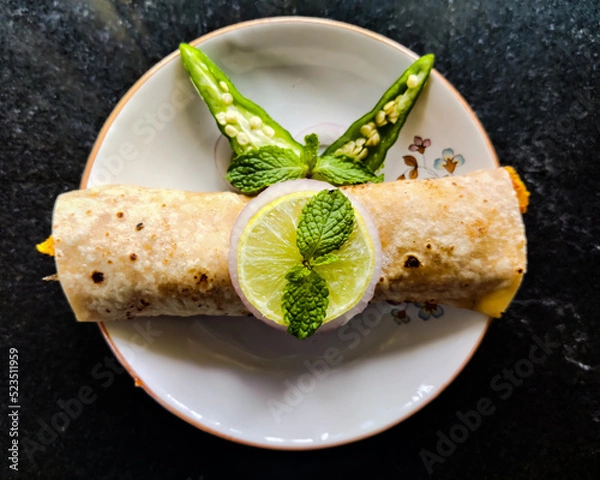 Obraz homemade shawarma