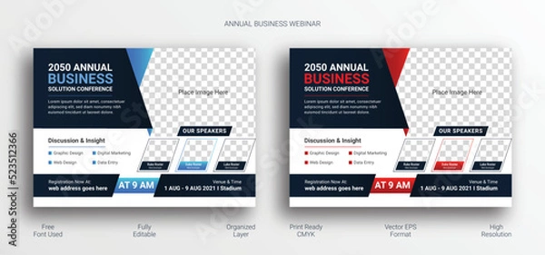 Fototapeta Corporate Business Flyer poster pamphlet brochure cover design layout with graphic elements. Two colors scheme. vector template in A4 size Vector. Brochure template layout. cover design.