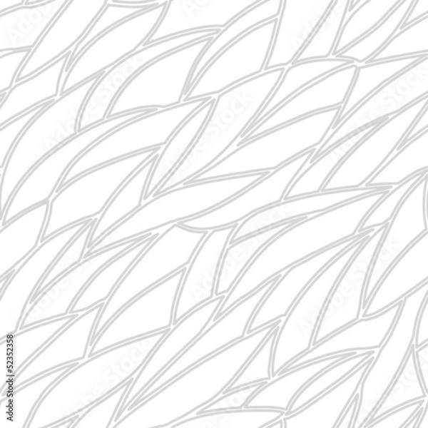 Obraz Seamless black and white pattern