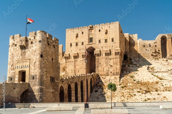 Obraz Wejście do Cytadeli Aleppo