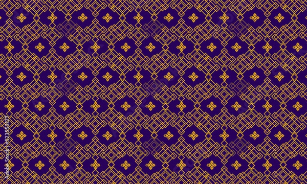 Fototapeta Abstract geometric pattern with stripes, lines. Seamless vector background. Seamless pattern, texture, luxury, fabric Vector illustration